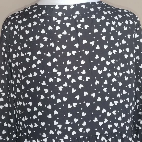 NWOT Quicao Baby Doll Drop Waist Lined Dress - Picture 8 of 8